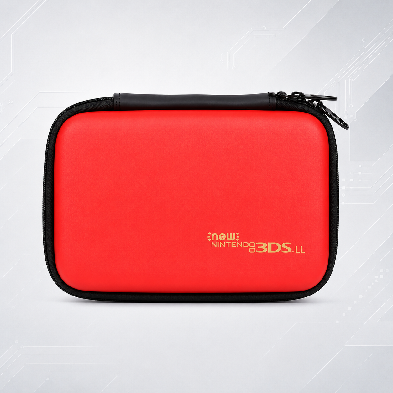 New 3DS LL XL Hard Carrying Case with Velvet Lining