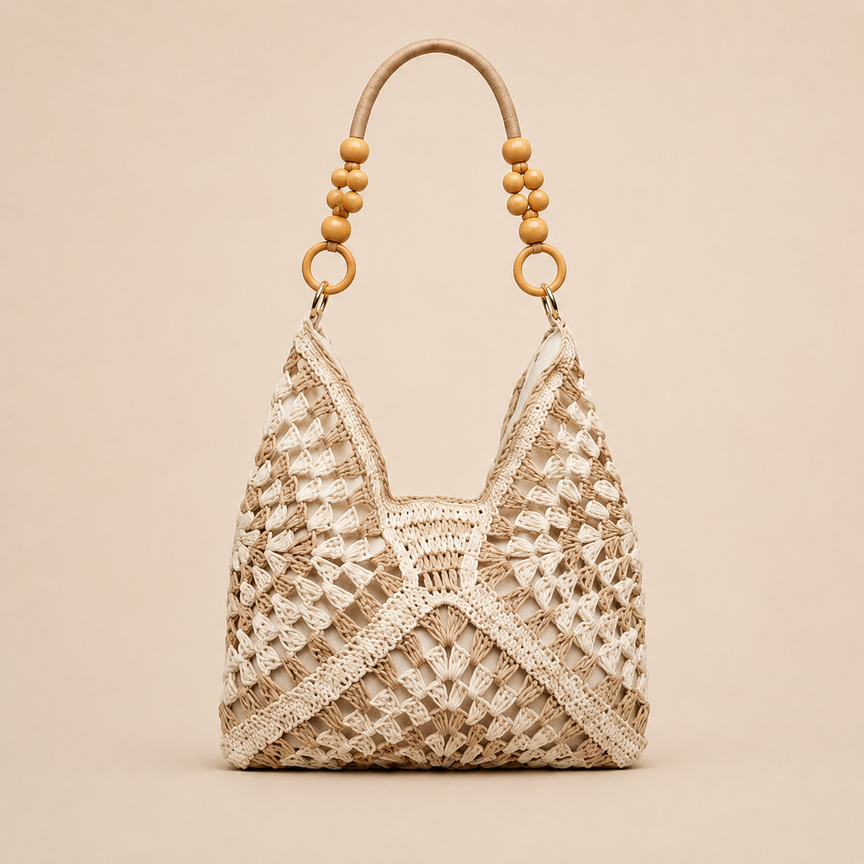 Boho Crochet Hobo Bag for Beach Days and Summer Outfits