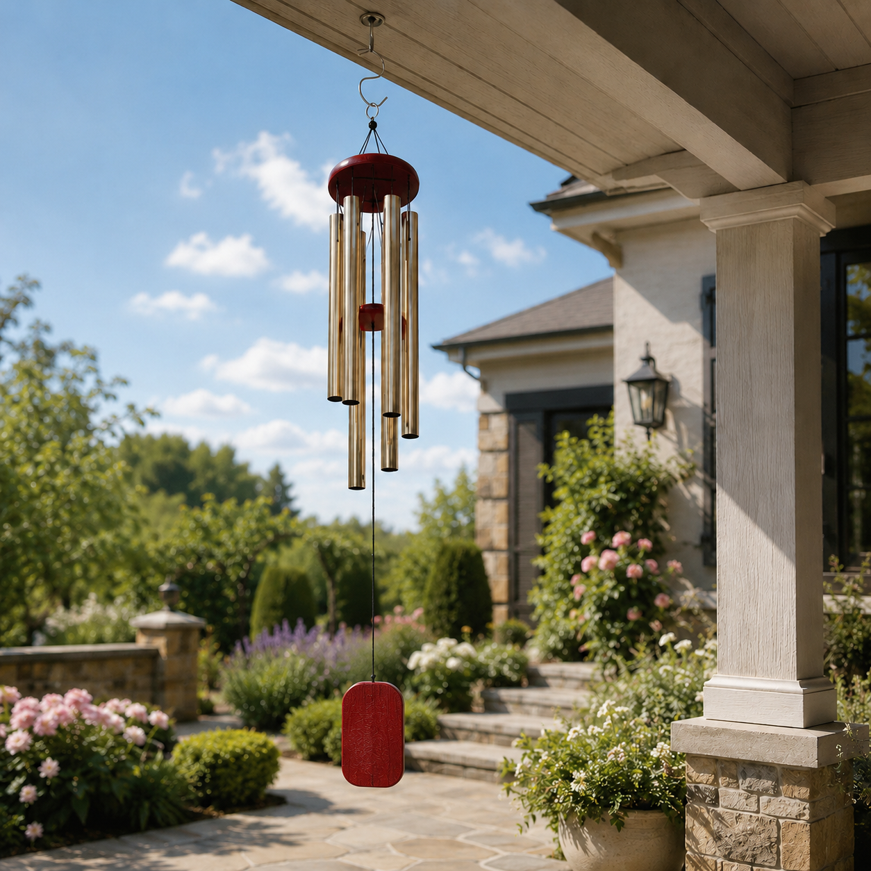 Outdoor Metal Wind Chime for Patio and Garden