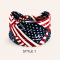 Patriotic Bow Headband for Women and Girls