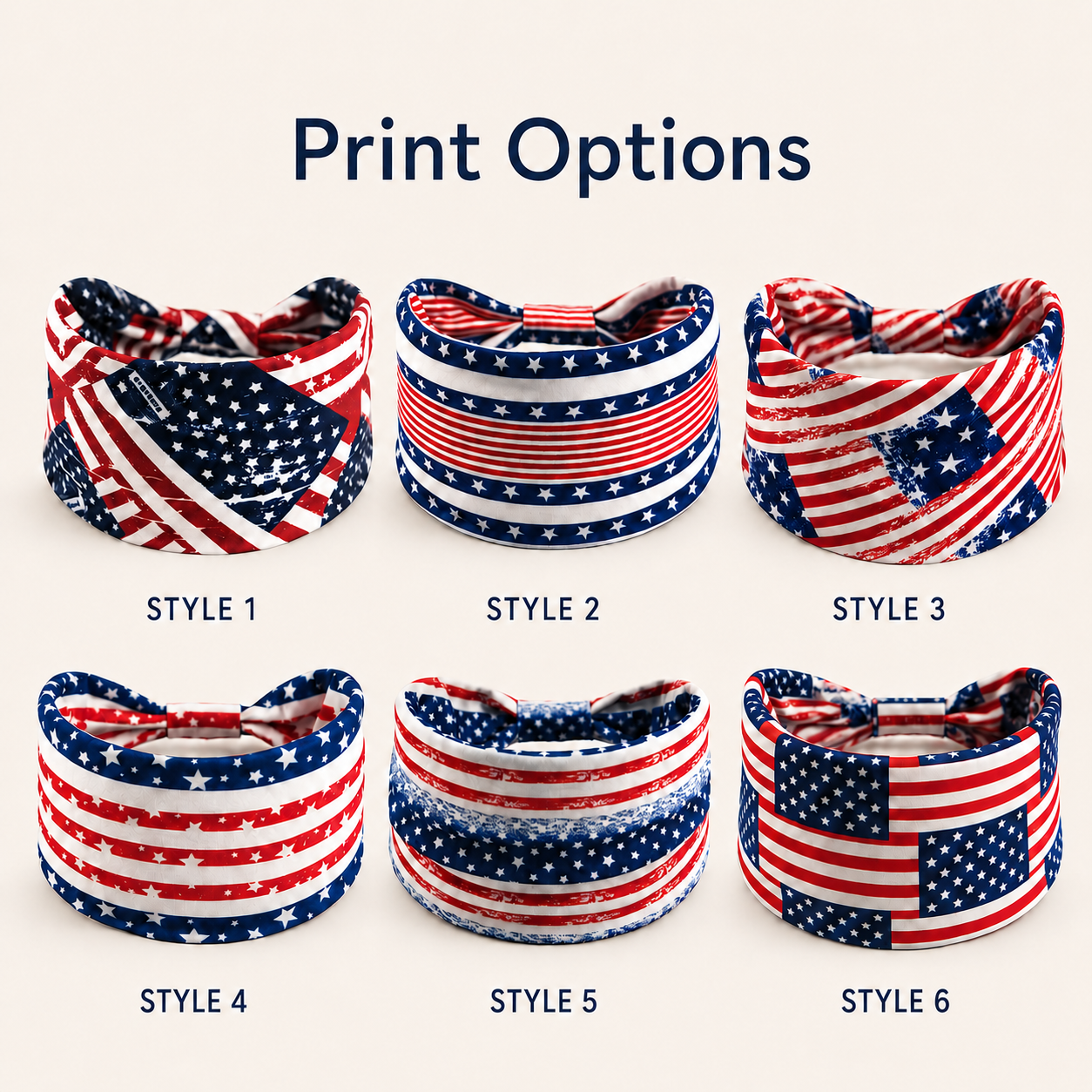 Patriotic Bow Headband for Women and Girls