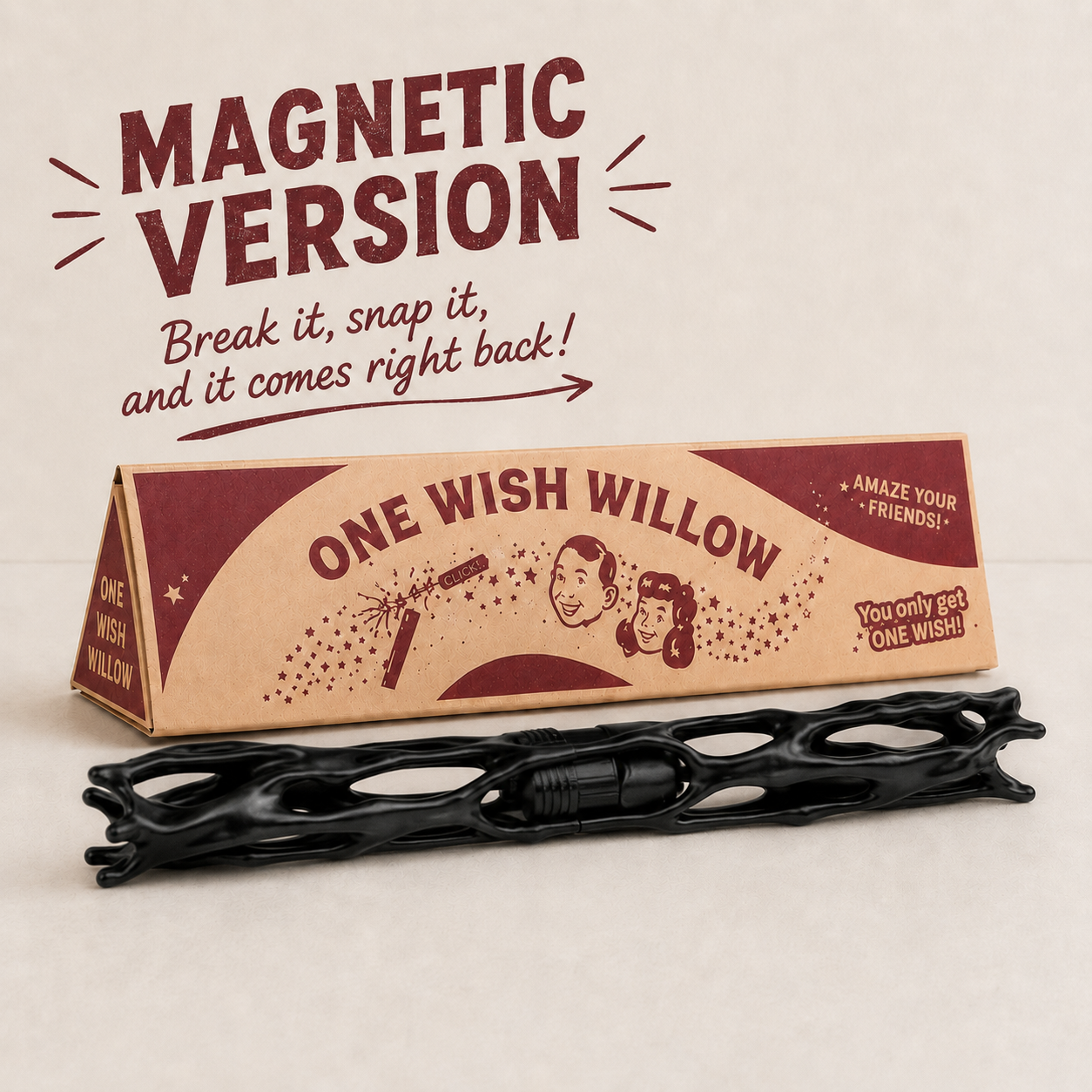 3D Printed Magnetic Magic Wish Stick Toy