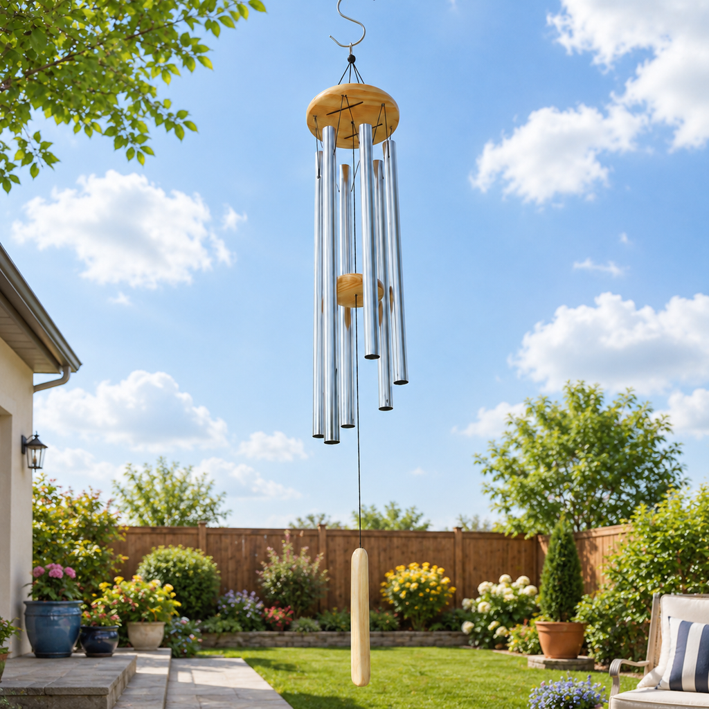Outdoor Metal Wind Chime for Patio and Garden