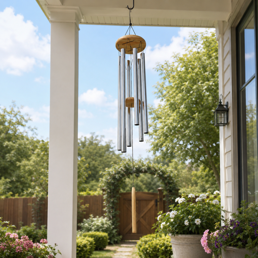 Outdoor Metal Wind Chime for Patio and Garden